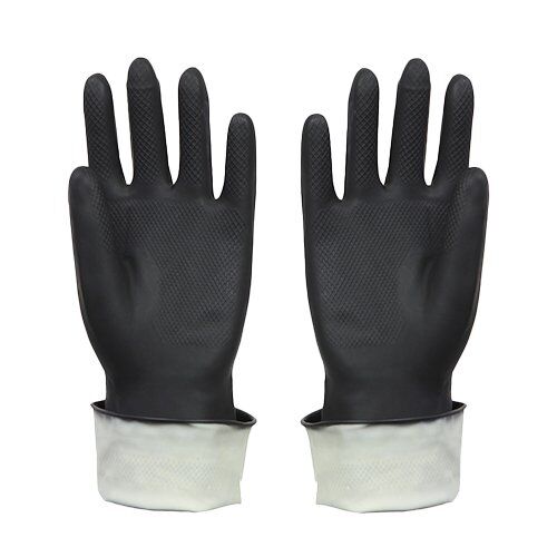 Wholesale rubber glove with cotton material inside of Different